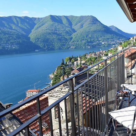 Romantic Home Stone With Amazing View Lake Of Como And Oleandra Laglio Extérieur photo
