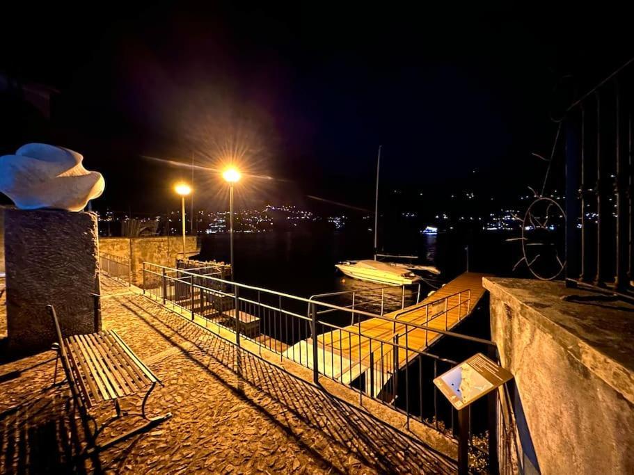 Romantic Home Stone With Amazing View Lake Of Como And Oleandra Laglio Extérieur photo