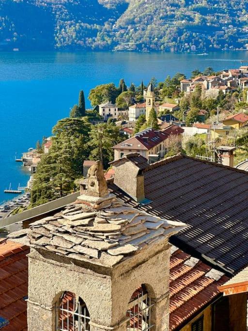 Romantic Home Stone With Amazing View Lake Of Como And Oleandra Laglio Extérieur photo