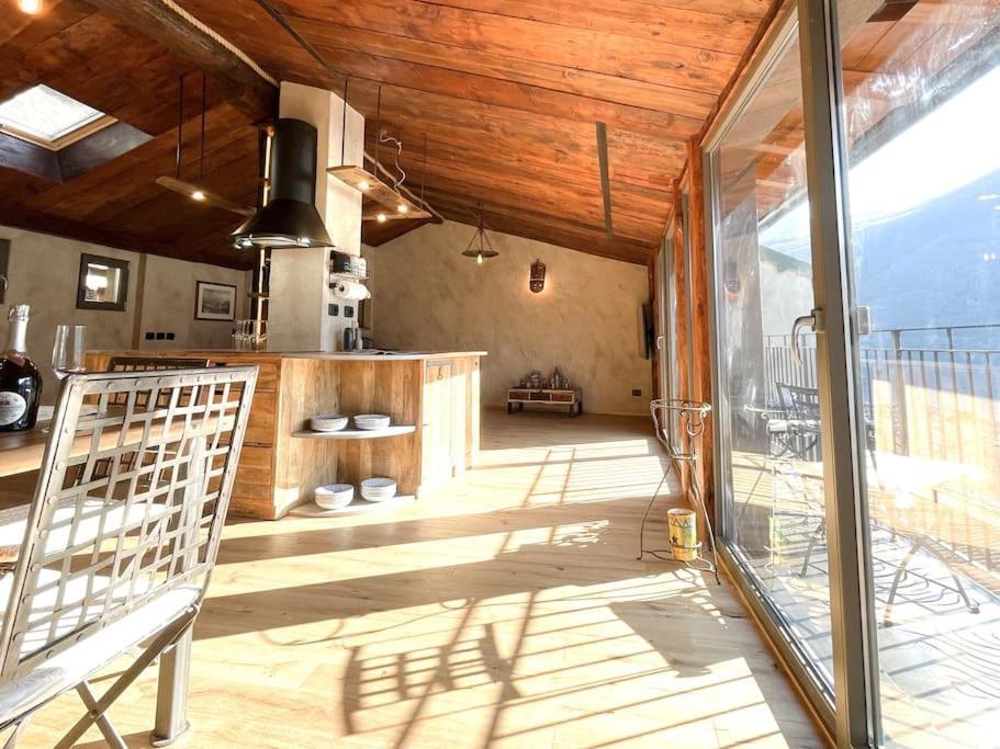 Romantic Home Stone With Amazing View Lake Of Como And Oleandra Laglio Extérieur photo